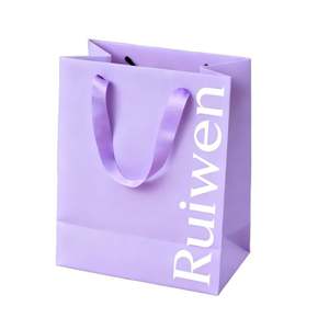 Sacs en papier cadeau de luxe colorés personnalisés, parfaits pour l'emballage festif et commercial, améliorant l'image de marque avec un look vibrant - Product Image 5