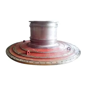 Large Diameter Casting steel ball mill Cement Dryer Rotary kiln spare part steel end cover