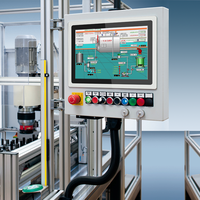 Écran tactile capacitif 17/19 pouces, processeur I5 Gen10, 8G+128G, HMI, VGA, USB, COM, ordinateur industriel, moniteur