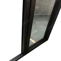 Fenêtres anti-effraction noires, verre incassable, fenêtre à battant résistante aux chocs pour la maison