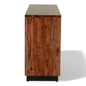 Cassettone antico in legno massello di <span class=keywords><strong>Teak</strong></span> con 6 cassetti e gambe in metallo, credenza naturale per camera da letto o soggiorno - Product Image 5