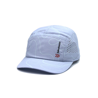 Casquette de baseball 6 panneaux respirante à séchage rapide pour l'été, style hip-hop, en maille, à bord plat, réglable, pour le sport, l'alpinisme et la course à pied