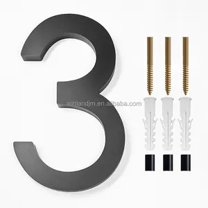 3D Stainless Steel Numbers And Letters Sign House Numbers Acrylic House Numbers 3