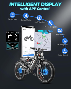 2026 eAhora Romeo Pro 360 °   Sistema de Iluminación de Seguridad, Bicicleta Eléctrica con Acelerador de Giro para Adultos - Product Image 5