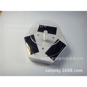 Xrf Solar Powered Hexagonal Jewelry <b>Display</b> Stand Abs Material Customizable Logo <b>Cases</b> <b>Displays</b> - Product Image 3