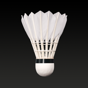 Volani da badminton Dmantis G9 all'ingrosso per allenamento, resistenti e stabili, in piuma d'oca con base in sughero naturale - Product Image 2