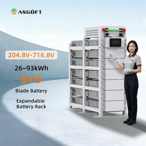 Sistema de Almacenamiento de Energía Doméstico Apilable de Alta Tensión LiFePO4 con Batería de Cuchilla 204.8V-716.8V 26kWh-93kWh IP65 - Product Image 2