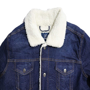 <span class=keywords><strong>Veste</strong></span> <span class=keywords><strong>en</strong></span> <span class=keywords><strong>jean</strong></span> pour homme de haute qualité, doublée <span class=keywords><strong>en</strong></span> sherpa pour l'hiver, coupe-vent, <span class=keywords><strong>veste</strong></span> de camionneur, fourrure, tissu <span class=keywords><strong>en</strong></span> denim 50% coton, tissage personnalisé - Product Image 4