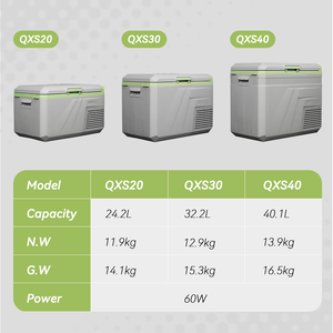QXS40 Alpicool réfrigérateur pour camping AC 100-240v 12v 24v DC compresseur voiture réfrigérateur portable <span class=keywords><strong>mini</strong></span> réfrigérateur congélateurs pour <span class=keywords><strong>bar</strong></span> d'hôtel - Product Image 2