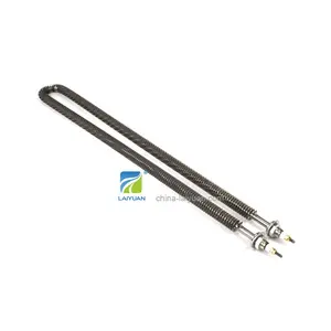 Laiyuan Industrial 380V 750W 3KW Duct Finned Tubular Heater U Shape Air Fin Tube Heater Element For Load Bank