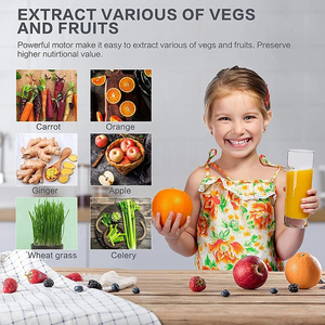 מעבד מזון מסחרי מיץ חשמלי ליצוק פירות ירקות כוח מסחטה מכונת כביסה איטית juicer - Product Image 5