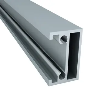 Profilé de cloison coulissante en Aluminium extrudé, rails en t en Aluminium