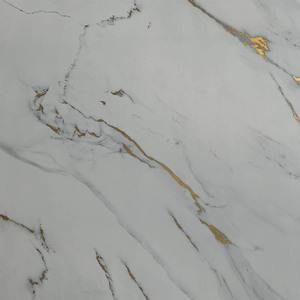 Nhà máy chất lượng tốt không thấm nước liên tục kết cấu Vàng <span class=keywords><strong>PVC</strong></span> Panel tường UV tấm đá cẩm thạch - Product Image 2