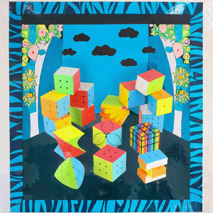 High-Speed Fanxin Magic Kubus Speelgoed Set 6 In 1 Educatieve Puzzel Mini 3X3X3 Voor Snelheid Cubing Leeftijden 14 - Product Image 3