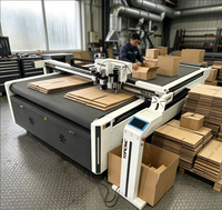 Machine de découpe automatique CNC à alimentation par feuilles pour carton, cartonnette, boîtes cadeaux, découpeuse numérique, traceur à plat