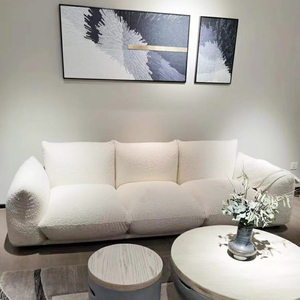 Ensemble de canapés en velours de luxe <span class=keywords><strong>moderne</strong></span> avec coussins rembourrés en éponge, <span class=keywords><strong>divan</strong></span> modulaire élégant en tissu <span class=keywords><strong>design</strong></span> pour salon - Product Image 2