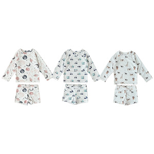 Costume da Bagno Personalizzato <span class=keywords><strong>per</strong></span> <span class=keywords><strong>Bambini</strong></span> Due Pezzi, Pantaloncini Estivi <span class=keywords><strong>per</strong></span> Ragazzi e Ragazze, Protezione Solare UV50+, Abbigliamento da Spiaggia - Product Image 6