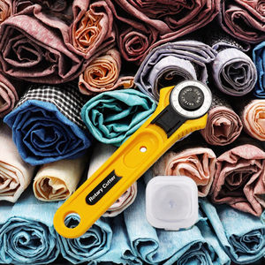 Cutter rotatif 28 mm pour tissus de quilting, papier, caoutchouc, textiles, pour couteau utilitaire, idéal pour le bricolage - Product Image 3