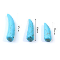 Perles en howlite turquoise en gros pour la fabrication de colliers et de bracelets DIY