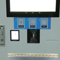 LE-VENDING Usine Fournir CE CB LE103A + 225E Coin POS QR Code Cash Exploité des Wi-Fi 4G 3G 22-pouces LCD Distributeur Automatique