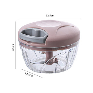 Accessoires de cuisine tout-en-un, hachoir à légumes et à oignons électrique avec lame en plastique durable, écologique, pour la préparation de salades - Product Image 3