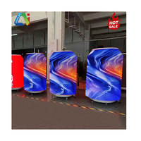 Layar LED Produk Baru dengan Kulkas, Layar Iklan Definisi Tinggi, Layar Botol LED Pintar, Layar Silinder untuk Display Kulkas