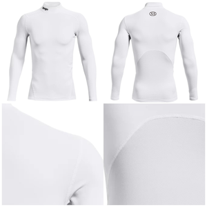 Custom Logo <strong>Men's</strong> Quick Dry Anti-Wrinkle Breathable Spandex/Polyester 200g Solid Sporty Fitness Training T-Shirt <strong>Turtleneck</strong> - Product Image 3