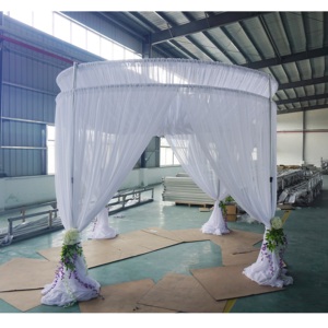 Kit de cortinas modulares de aluminio con tubos ajustables para decoración - Product Image 4