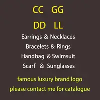 Boucles d'oreilles pour femmes, design personnalisé de qualité supérieure, marque célèbre, mode de luxe, lettre do cc