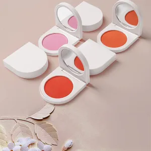 Không có logo Blusher ép bột trang điểm nhãn hiệu riêng Vegan bột Blush Vegan đỏ mặt không thấm nước sắc tố Blusher