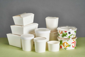 Odm/oem bol en papier round brown biodegradabile eco-friendly take away insalatiera fast kraft commestibile - Product Image 4