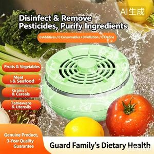 Automatic Fruit & Vegetable <b>Cleaner</b>, Portable Household Wireless Rotating Purifier for Washing Vegetables & Fruits - Product Image 1