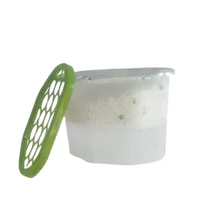 Top quality household chemical air freshener box calcium chloride desiccant moisture absorbing bucket