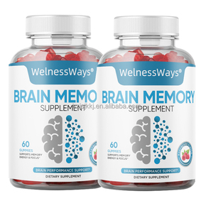 Vegan Gummy Candy Alpha <span class=keywords><strong>Brain</strong></span> nootropika permen permen permen suplemen makanan pendukung kesehatan untuk mengingat kembali fokus memori dan ketajaman - Product Image 1