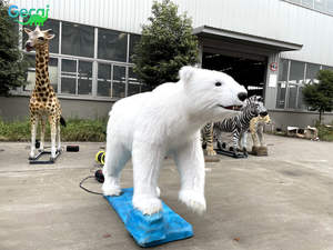 Gecai - Modelo de Robot de Oso Polar Animatrónico de Resina de Tamaño Real con Sonido Realista para Uso en Casa de Juegos - Product Image 4