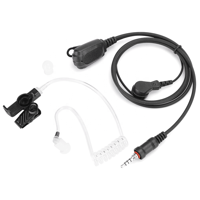 3.5mm Acoustic Air Tube Headset In-Ear Noise Reduction ICOM IC-M33 M25 M34 Radio IP54 Waterproof Air Guide Earphone Telephones