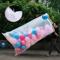 Sacs de transport professionnels pour décorateurs de ballons en latex, sacs de livraison transparents et grands, facilitant le déplacement des ballons, pour la remise des diplômes et Pâques