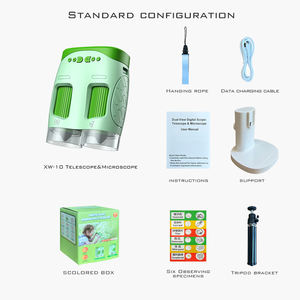Draagbare educatieve kindermicroscoop wetenschapsset, biologische microscoop speelgoed voor kinderen, gemaakt van duurzaam <span class=keywords><strong>plastic</strong></span> - Product Image 3