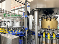 Machine de remplissage et de scellage automatique électrique haute productivité pour canettes de boissons énergisantes 15000 CPH 200 ml