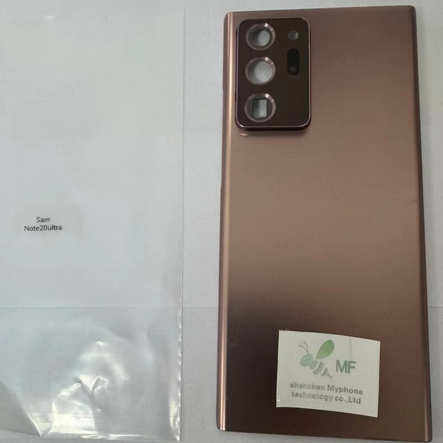 RTS Note20u  Mobile Phone Cover Glass for Samsung Note20 Ultra N9860 N9810 Back Cover  Battery Cover Glass