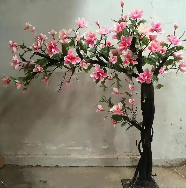 PJ495 fantasia decorazione interna artificiale fiore albero per la vendita