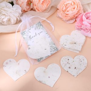 Segnalibro Personalizzato a Forma <span class=keywords><strong>di</strong></span> Cuore in Carta Piantabile con Semi, Ecologico, per Bomboniere <span class=keywords><strong>di</strong></span> Matrimonio - Product Image 6