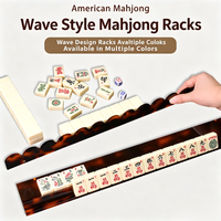 Support de Mahjong de Luxe en Acrylique pour 160 Tuiles, Accessoire de Jeu pour 4 Joueurs