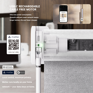 <strong>Powered</strong> By Eve Motionblinds Smarter <strong>Blinds</strong>, Simply Connected. Elegant Full Blackout Manual Roller <strong>blinds</strong> For Home &amp; Office - Product Image 2