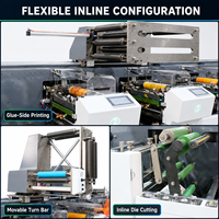 Nouvelle machine d'impression flexographique automatique multi-sous-stratums pour papier auto-adhésif, film, feuille d'aluminium et emballages flexibles