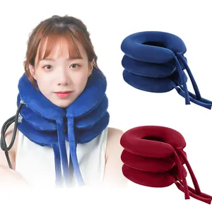 Top bán không khí cổ kéo sống lại đau cổ tử cung cổ áo thiết bị Inflatable cổ tử cung kéo hỗ trợ kéo gối