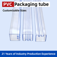 Tube d'emballage antistatique en plastique personnalisé pour circuits intégrés, sérigraphie, montage sur circuit imprimé, relais de puissance traversant les trous, protection ESD HD-4694