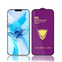 Xiaomi Mi19 Pro 0.4mm yüksek alüminyum büyük ark için vivo x not 8i için vivo Y19 tam ekran koruyucu için mor OG temperli cam
