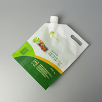 Sacs d'emballage en Mylar avec bec verseur, personnalisables, recyclables, en PE, 1L, 3L, 5L, pour huile moteur de voiture, gel, étanches, avec poignée