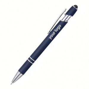 Promotional Stylus Ballpoint Touch Screen 2 in 1 Metal <b>Gift</b> Pen Luxury High Quality Custom logo Printed Metal Ballpoint Pen - Product Image 1